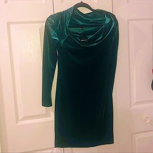 Short Velvet (Hunter Green) Dress
